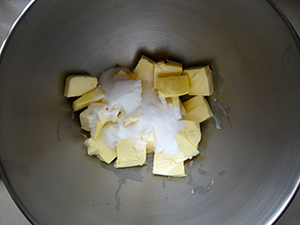 Paso a paso: mezclar la mantequilla y el azúcar