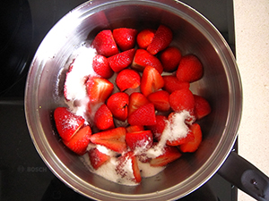 Paso a paso: cocer las fresas